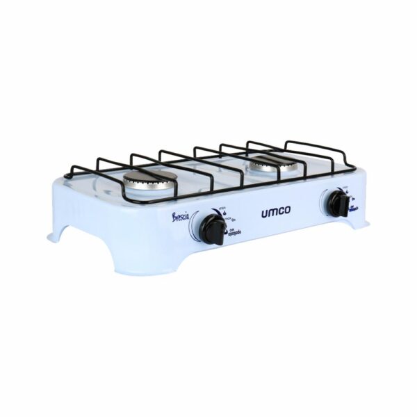 Cocineta A Gas Brescia Blanco 7107 UMCO 2 Quemadores - Imagen 2