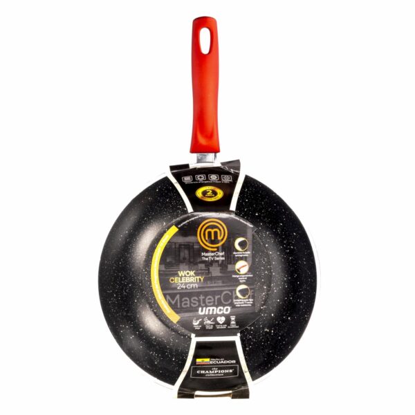 Wok De Inducción Diseño Master Chef Celebrity UMCO Unidad - Imagen 4