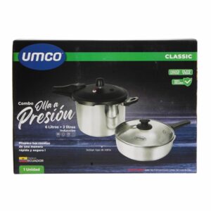 Combo De Inducción Ollas De Presión UMCO 2- 6 Litros