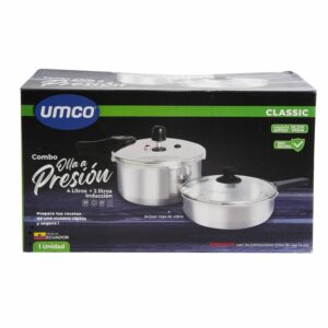 Combo De Inducción Ollas De Presión UMCO 2-4 Litros