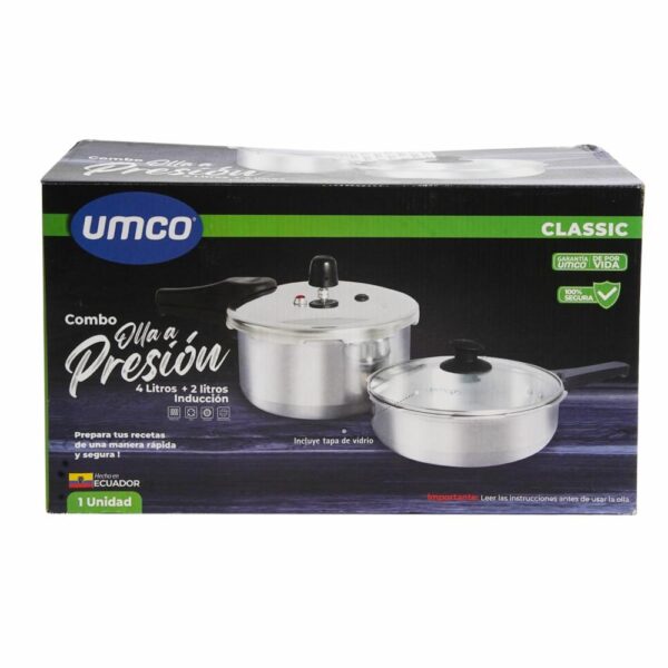 Combo De Inducción Ollas De Presión UMCO 2-4 Litros