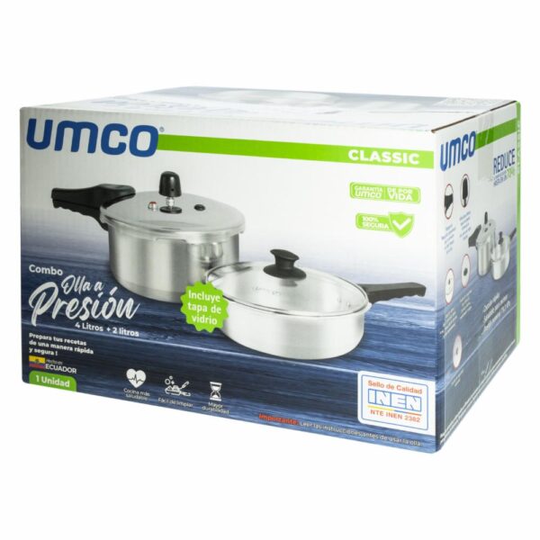 Combo De Inducción Ollas De Presión UMCO 2-4 Litros - Imagen 4