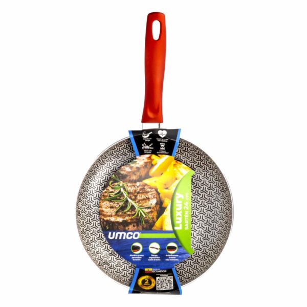 Sartén De Inducción Luxury Rojo UMCO 24 Cm - Imagen 4