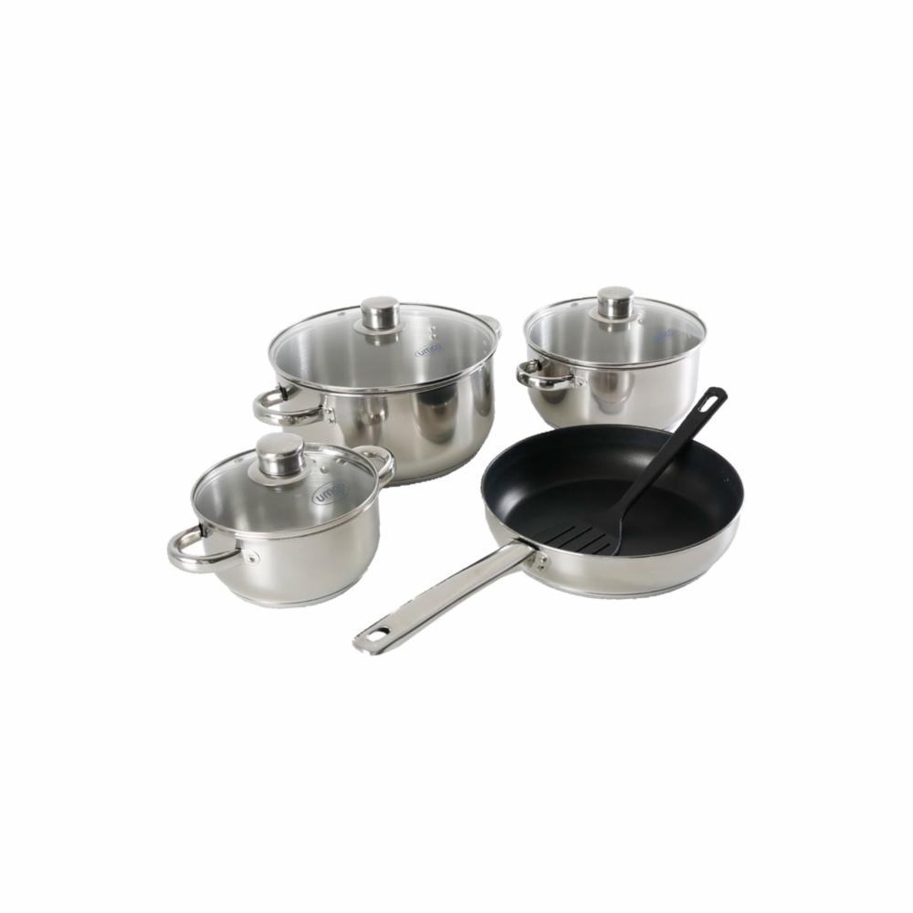 Set De Ollas Acero Inoxidable De Inducción Brilliance UMCO X 8 Piezas - Imagen 3