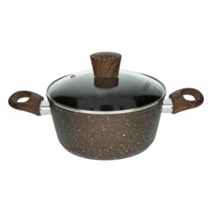 Olla Caldero Inducción Con Tapa De Vidrio Línea Grecia UMCO 20 Cm