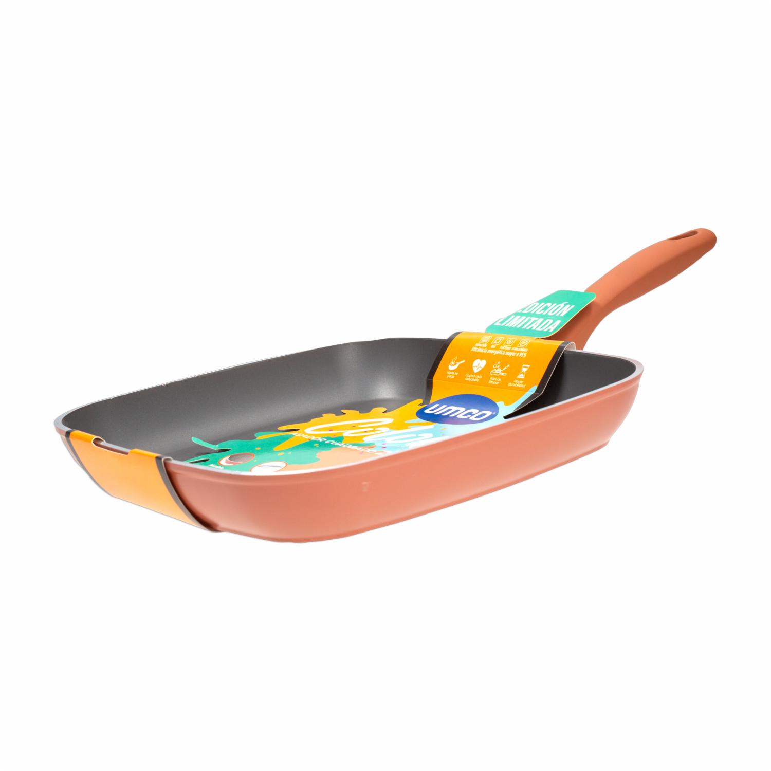 Asador De Inducción Colors Terracota Cuadrado UMCO 26 Cm - Imagen 4