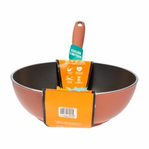 Wok De Inducción Color Terracota UMCO 24 Cm