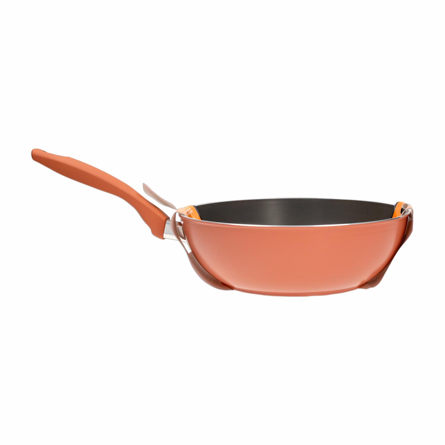Wok De Inducción Color Terracota UMCO 24 Cm - Imagen 5
