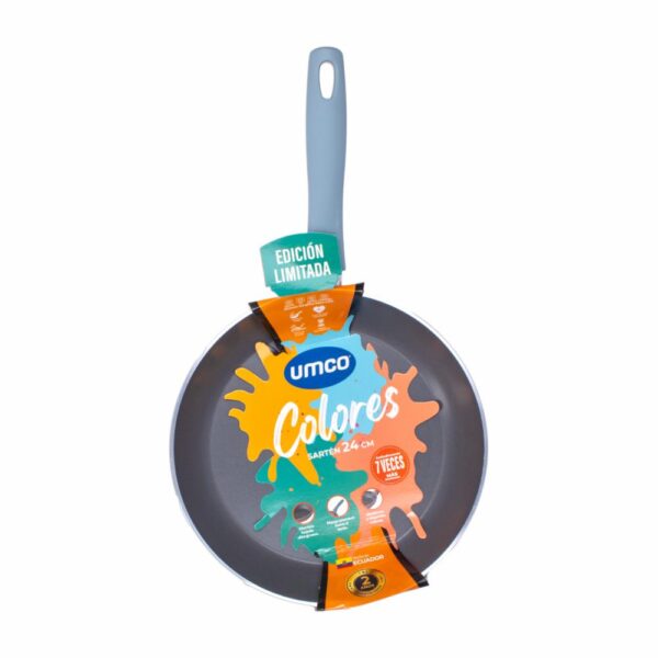 Sartén De Inducción Color Celeste UMCO 24 Cm - Imagen 2