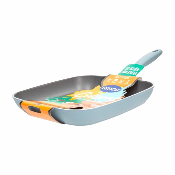 Asador De Inducción Colors Celeste Cuadrado UMCO 26 Cm - Imagen 4