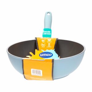 Wok De Inducción Color Celeste UMCO 24 Cm