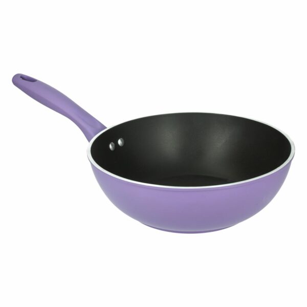 Wok De Inducción Colores Lila UMCO 24 Cm
