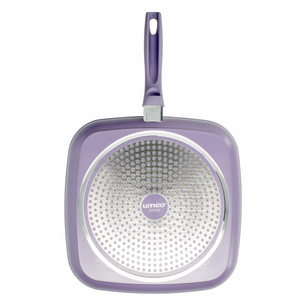 Asador De Inducción Colores Lila Cuadrado UMCO 26 Cm - Imagen 2