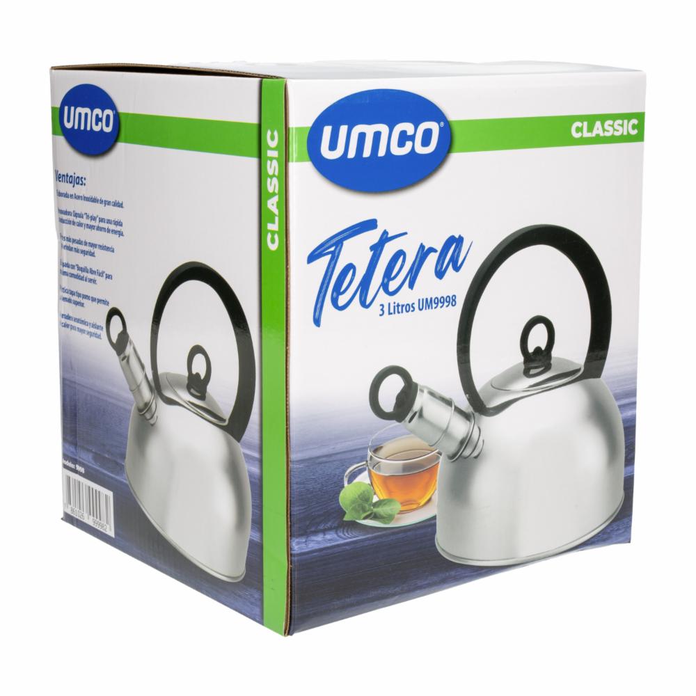 Tetera De Acero Inoxidable Tri Play UMCO 3 L - Imagen 4