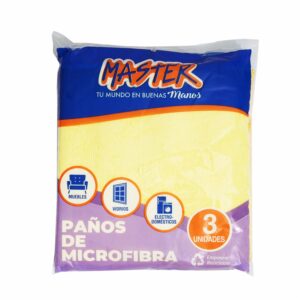 Masterbrill Paño Microfibra Muebles MASTER BRILL X 3 Unidades