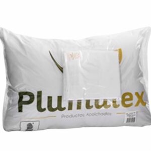 Almohada Acolchada + Funda Protectora PLUMATEX Blanca 69X49
