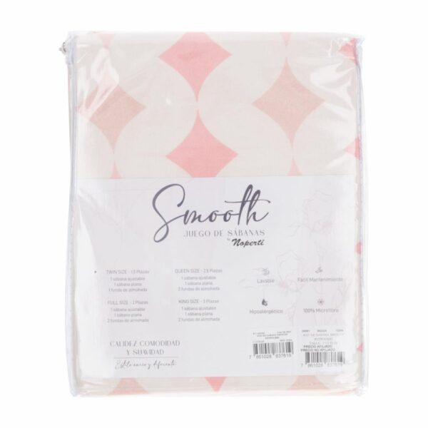 Juego De Sábanas Smooth Potpourri Pink NOPERTI - Imagen 3
