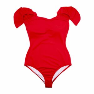 Traje De Baño Enterizo Dama Rojo SOLEI