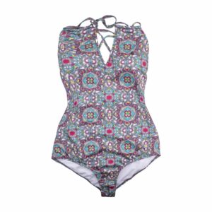 Traje De Baño Enterizo Dama Verde Combinado SOLEI
