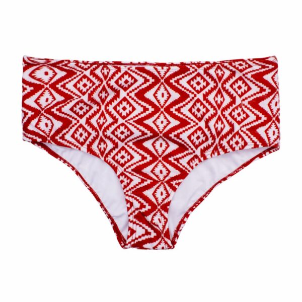Traje De Baño Bikini Dama Rojo Combinado SOLEI