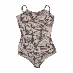 Traje De Baño Enterizo Dama Café Combinado SOLEI