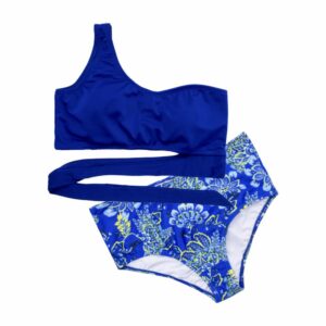Traje De Baño Bikini Dama Azul Combinado SOLEI