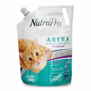 Arena Para Gatos Sanitaria Con Aroma A Lavanda NUTRAPRO 10 Kg