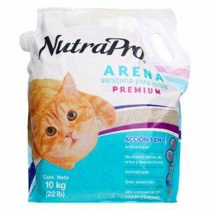Arena Para Gatos Sanitaria Con Aroma A Lavanda NUTRAPRO 10 Kg