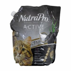 Arena Para Gatos De Carbón Activado NUTRAPRO 4 Kilos