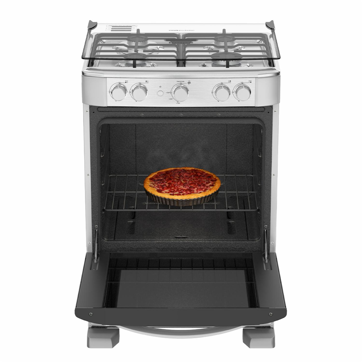 Cocina A Gas 60 Cm EM6020SG0 MABE 4 Quemadores - Imagen 2