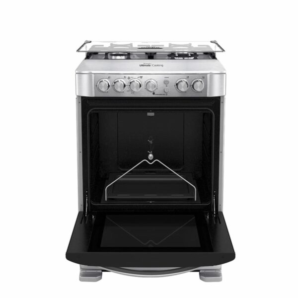 Cocina A Gas 60 Cm Con Grill EM6095FX1 MABE 4 Quemadores - Imagen 4