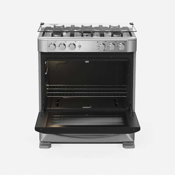 Cocina A Gas 76 Cm Y Grill EM7625FX0 MABE 5 Quemadores - Imagen 2