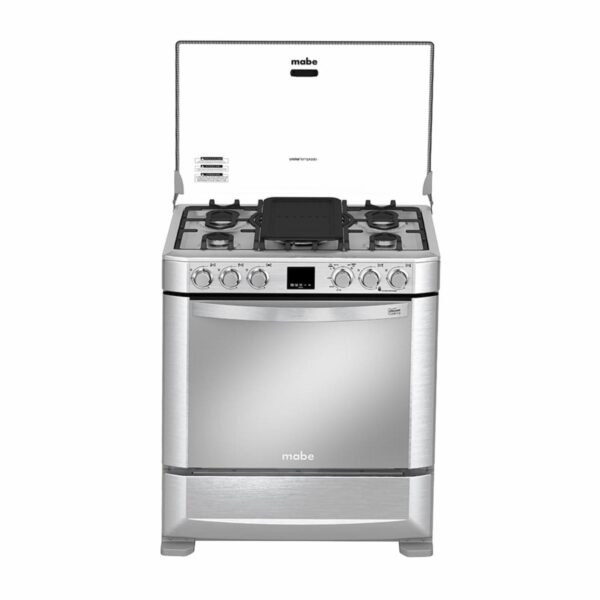 Cocina A Gas 76 Cm Con Grill EM7670FX1 MABE 5 Quemadores - Imagen 4