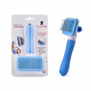 Cepillo Para Mascota Auto Limpiante PET CARE Botón Push