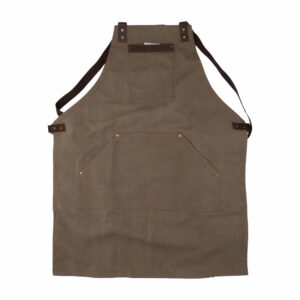 Delantal Parrillero Color Café APRONS HOME Unidad