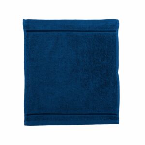 Toalla De Cara Azul Profundo 460 G/M² 100% Algodón RENATTA