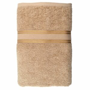 Toalla De Baño Crema 580 G/M² 100% Algodón FREE HOME 140 X 70 Cm