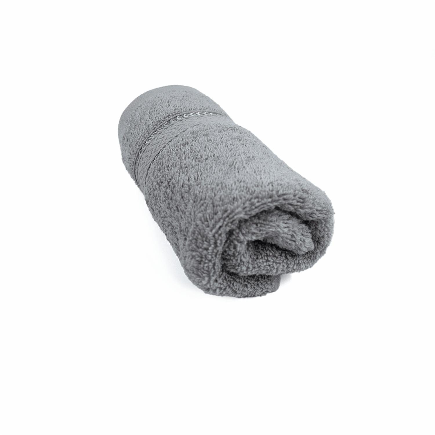 Toalla De Manos Gris 580 G/M² 100% Algodón FREE HOME 70 X 40 Cm - Imagen 3