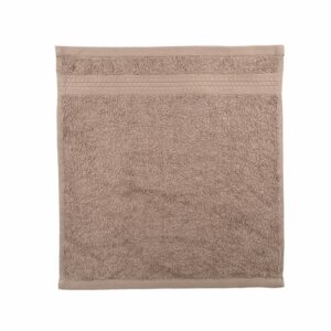 Toalla De Cara Beige Claro 580 G/M² 100% Algodón FREE HOME 30 X 30 Cm