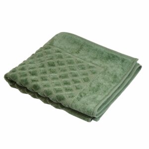 Pie De Baño Diseño Rombos Verde Oscuro SPRINGFIELD 6o X 50 Cm
