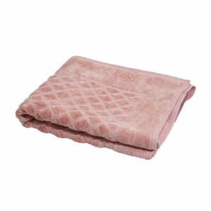 Pie De Baño Diseño Rombos Rosado SPRINGFIELD 6o X 50 Cm