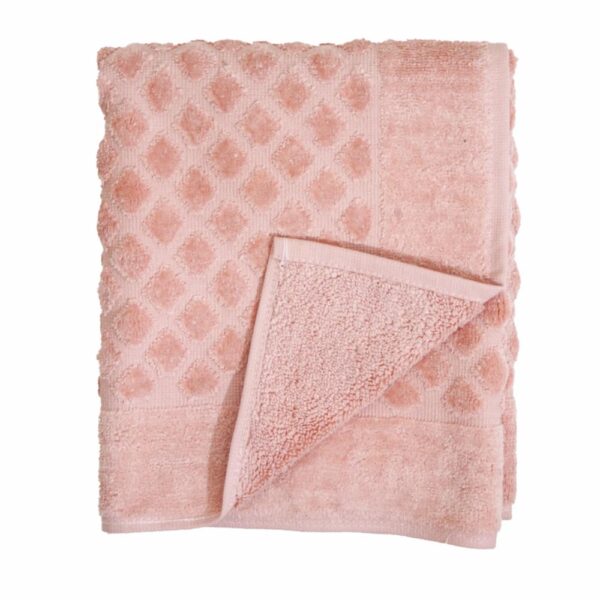 Pie De Baño Diseño Rombos Rosado SPRINGFIELD 6o X 50 Cm - Imagen 2
