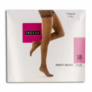 Panty Media Nylon Strech Tropical 18 Den INGESA