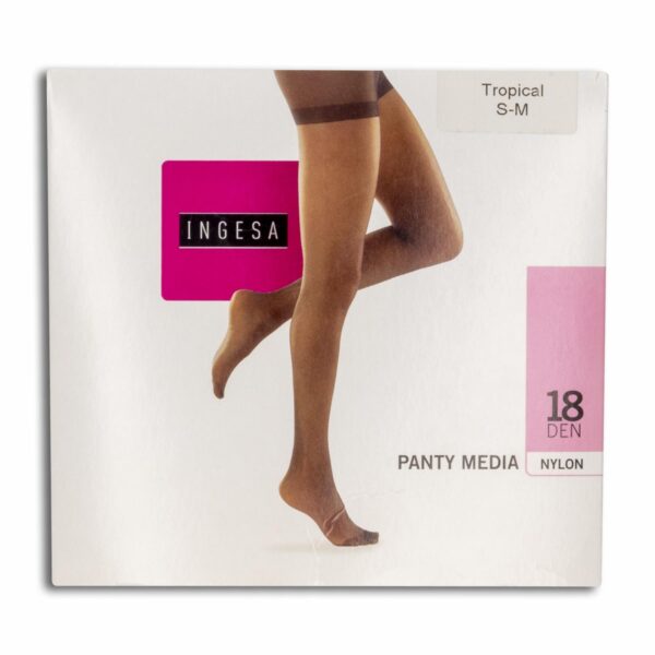 Panty Media Nylon Strech Tropical 18 Den INGESA - Imagen 8