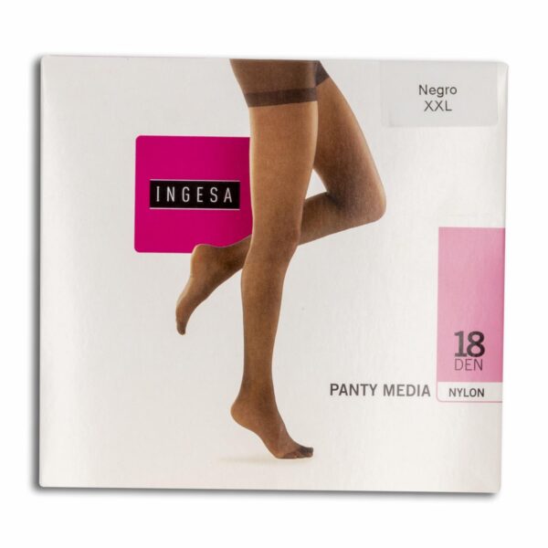 Panty Media Nylon Grafito 18 Den INGESA - Imagen 9
