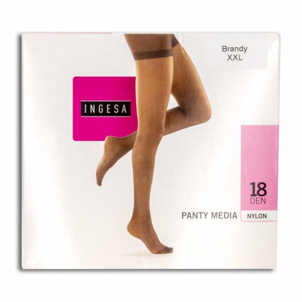 Panty Media Nylon Grafito 18 Den INGESA - Imagen 11