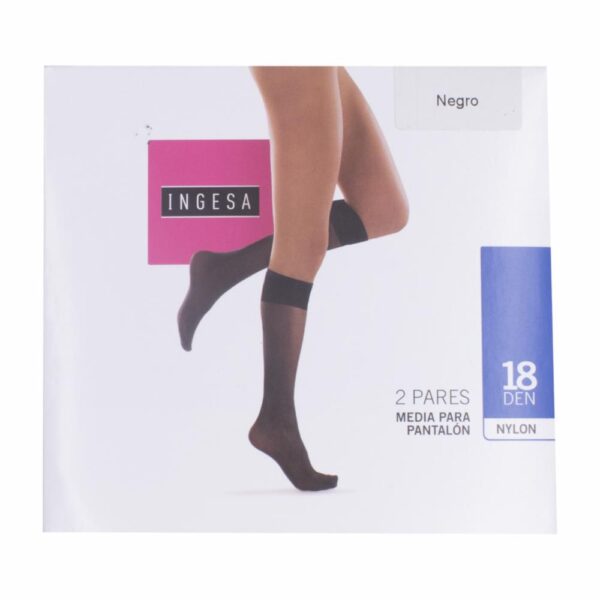 Media Para Pantalón Nylon Blanca 18 Den INGESA - Imagen 7