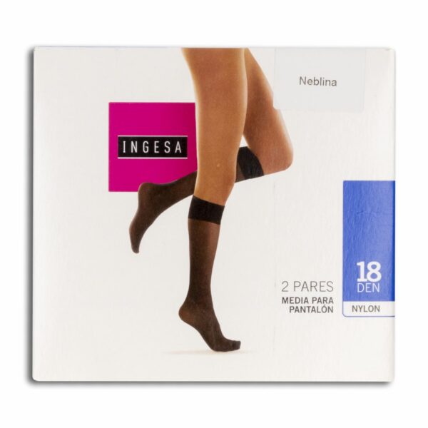 Media Para Pantalón Nylon Blanca 18 Den INGESA - Imagen 9