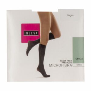 Media Para Pantalón Lycra Microfibra Opaca Negras INGESA Talla Única