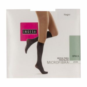 Media Para Pantalón Lycra Microfibra Opaca Negras INGESA Talla Única